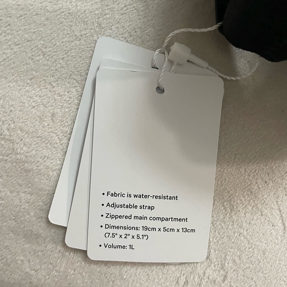 Lululemon NWT Everywhere Belt Bag 1L Clear Black perfect for concerts - Picture 8 of 9